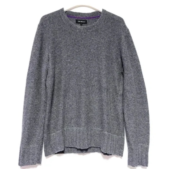 TONY MELILLO Mohair/ Merino Wool Sweater w/ Contrasting Elbow Patches NWOT/sz S - Picture 9 of 16